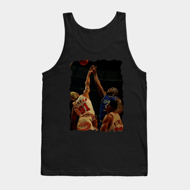 Shaq vs Rodman and Pippen Vintage Tank Top by CAH BLUSUKAN